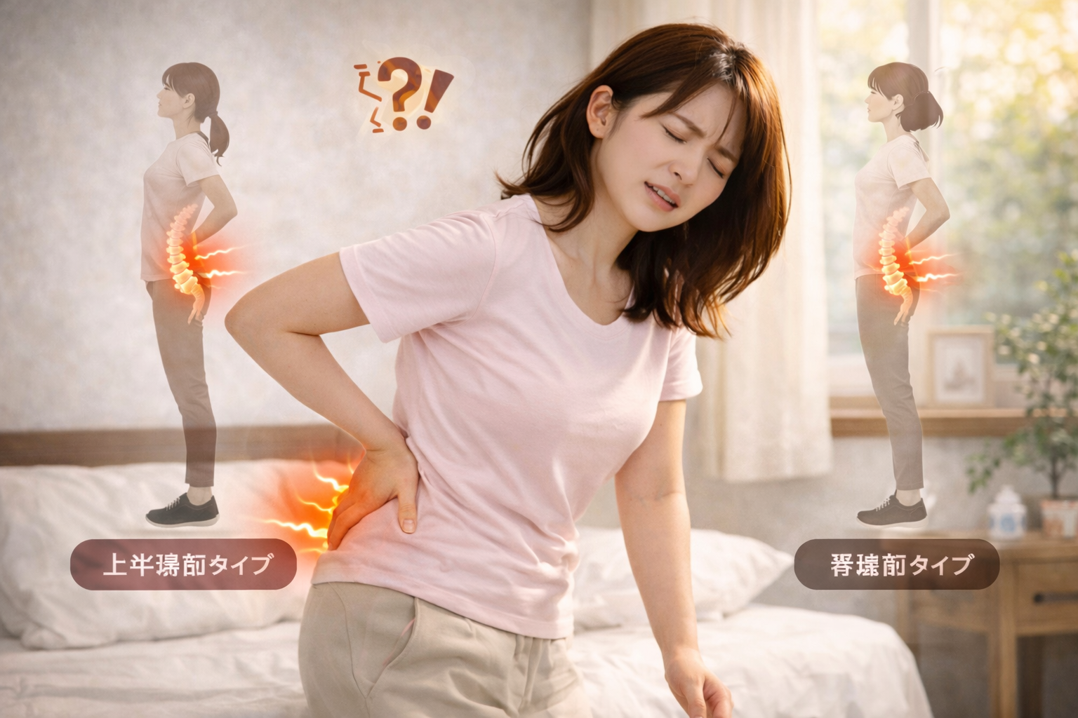 反り腰が原因の腰痛とは?タイプ別の特徴と正しい改善方法